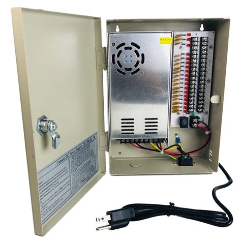 cctv camera power supply distribution box|CCTV power supply box.